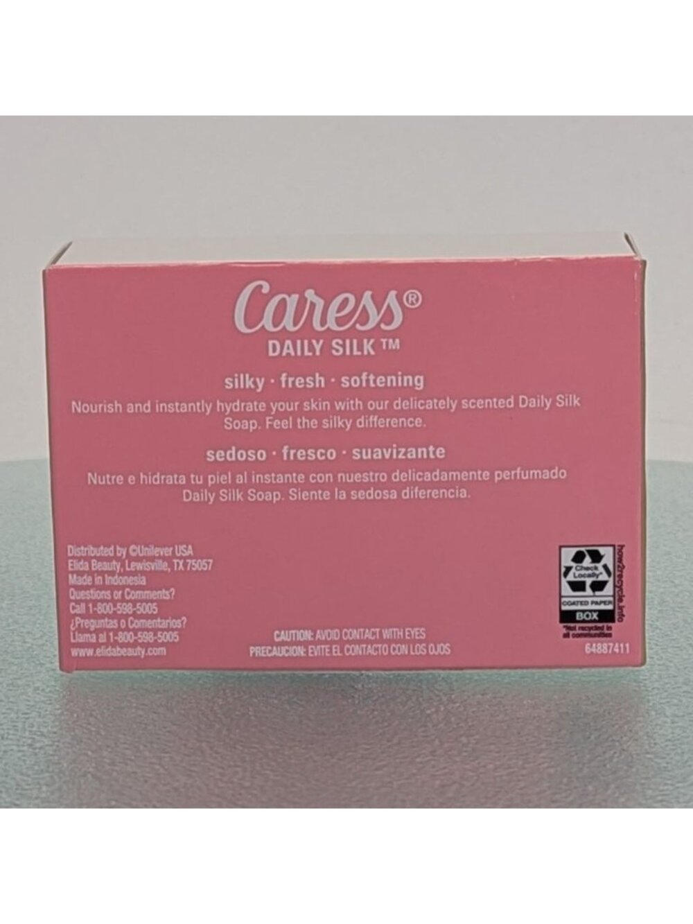 (5) Caress Daily Silk Bar Soap White Peach & Orange Blossom 3.75 Oz - NEW - Picture 6 of 7